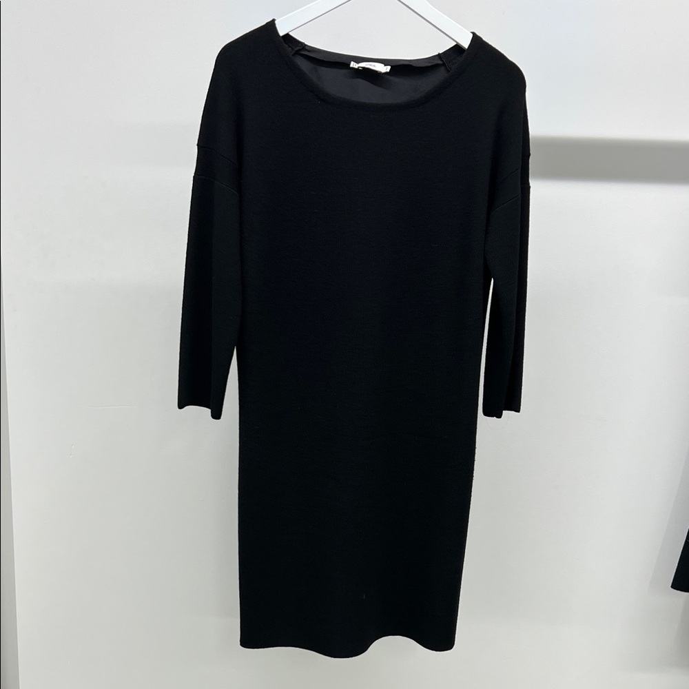 Vince Elegant Black Long Sleeve Dress